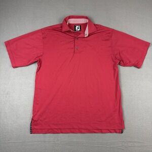 Footjoy FJ Men's ProDry Solid Lisle Stretch Polo Shirt‎ Size Medium